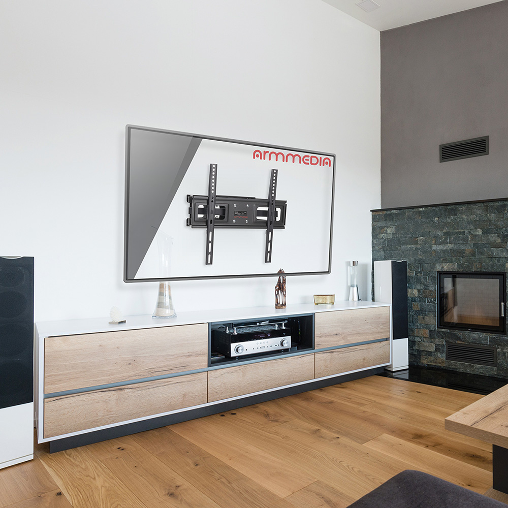 Arm Media LCD-417 черный 26"-55" макс.35кг настенный поворотно-выдвижной и наклонный Arm Media LCD-417 черный 26"-55" макс.35кг настенный поворотно-выдвижной и наклонный