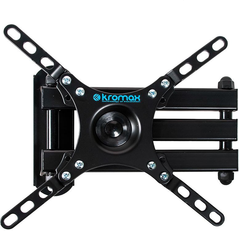 Kromax DIX-13 black, наст. для TV 15"-42", max 20 кг, 5 ст св., нак. ±15°, от ст. 67-387 мм, max VESA 200x200 мм.