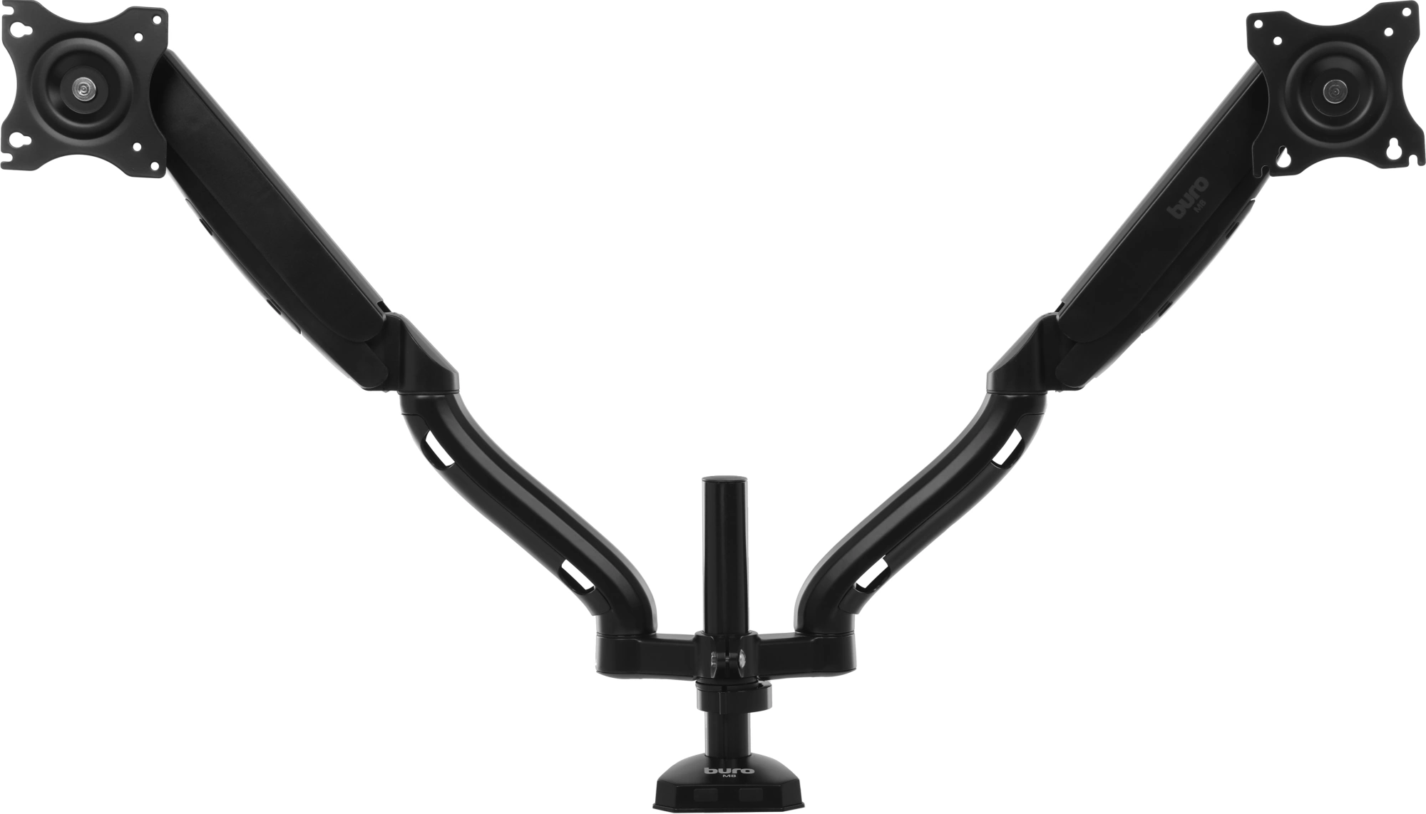 Кронштейн для мониторов  Buro M8 черный  17"-27" макс.9кг крепление к столешнице
