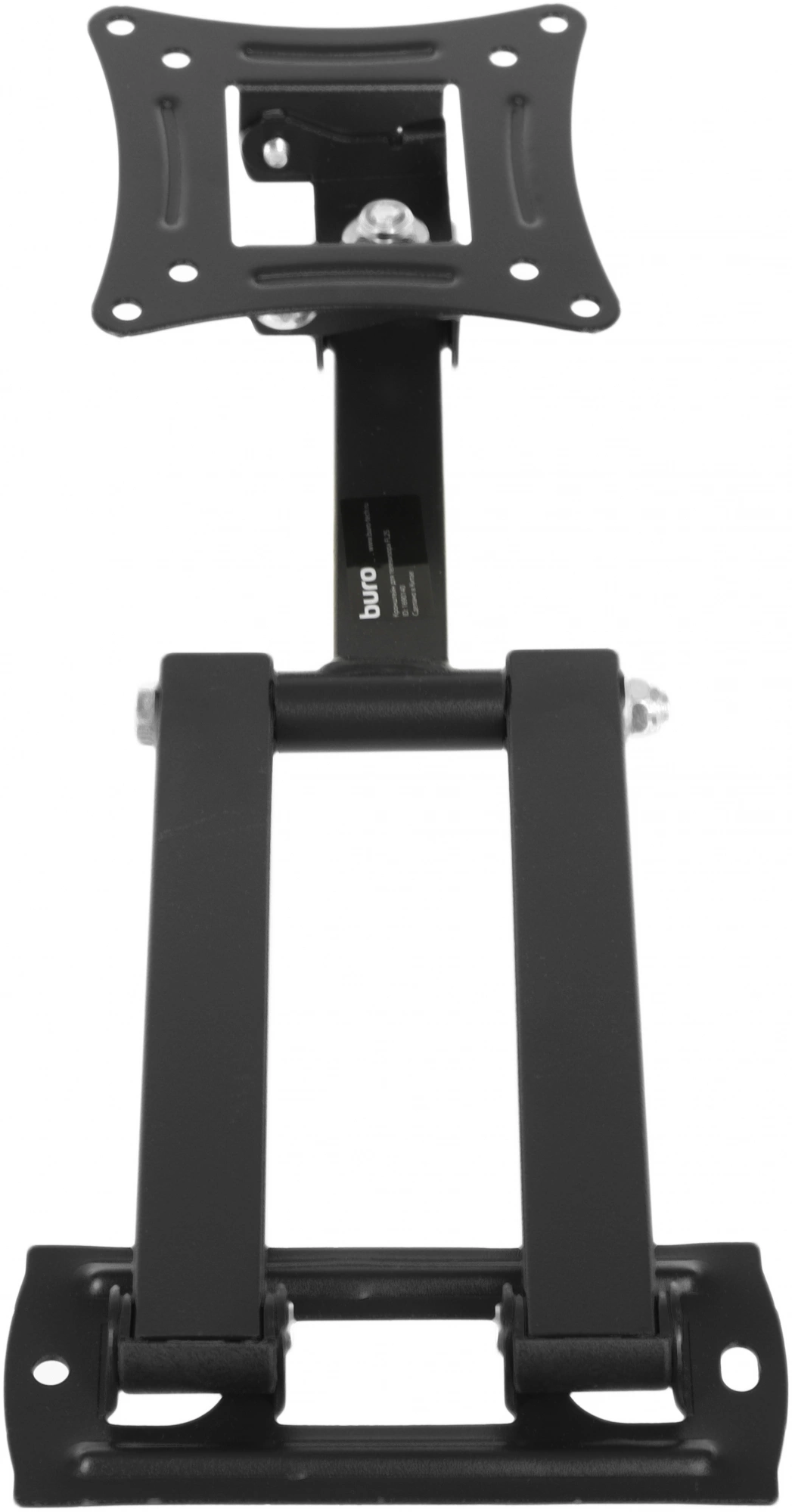 Кронштейн для телевизора Buro FL2S, 15-29", настенный, поворотно-выдвижной и наклонный, черный [bm13a71ts3]