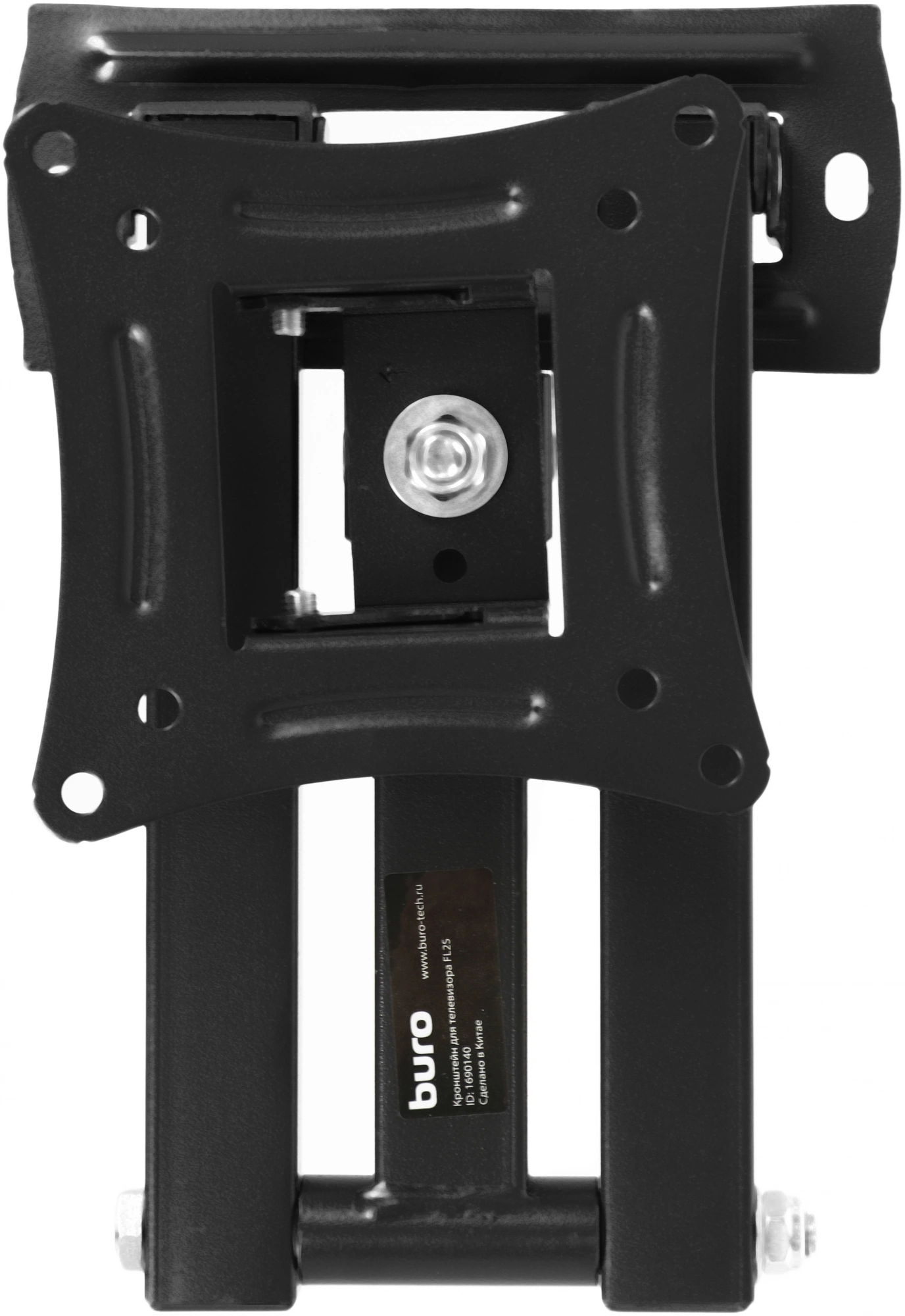Кронштейн для телевизора Buro FL2S, 15-29", настенный, поворотно-выдвижной и наклонный, черный [bm13a71ts3]