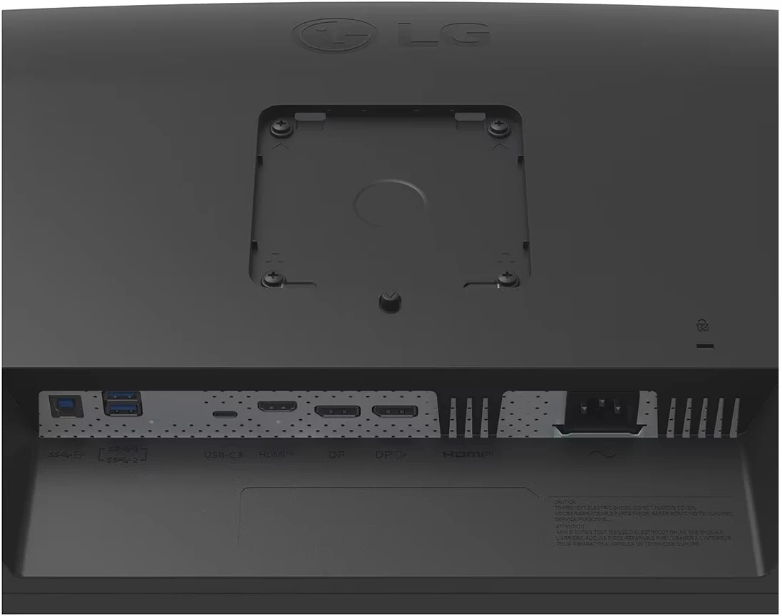 LCD LG 27" 27BA65QB-B {IPS 2560x1440 100Hz 5ms 350cd 1000:1 DisplayPort1.4 2xHDMI2.0 4xUSB3.0 USB-C(65W PD) Speakers HAS VESA}