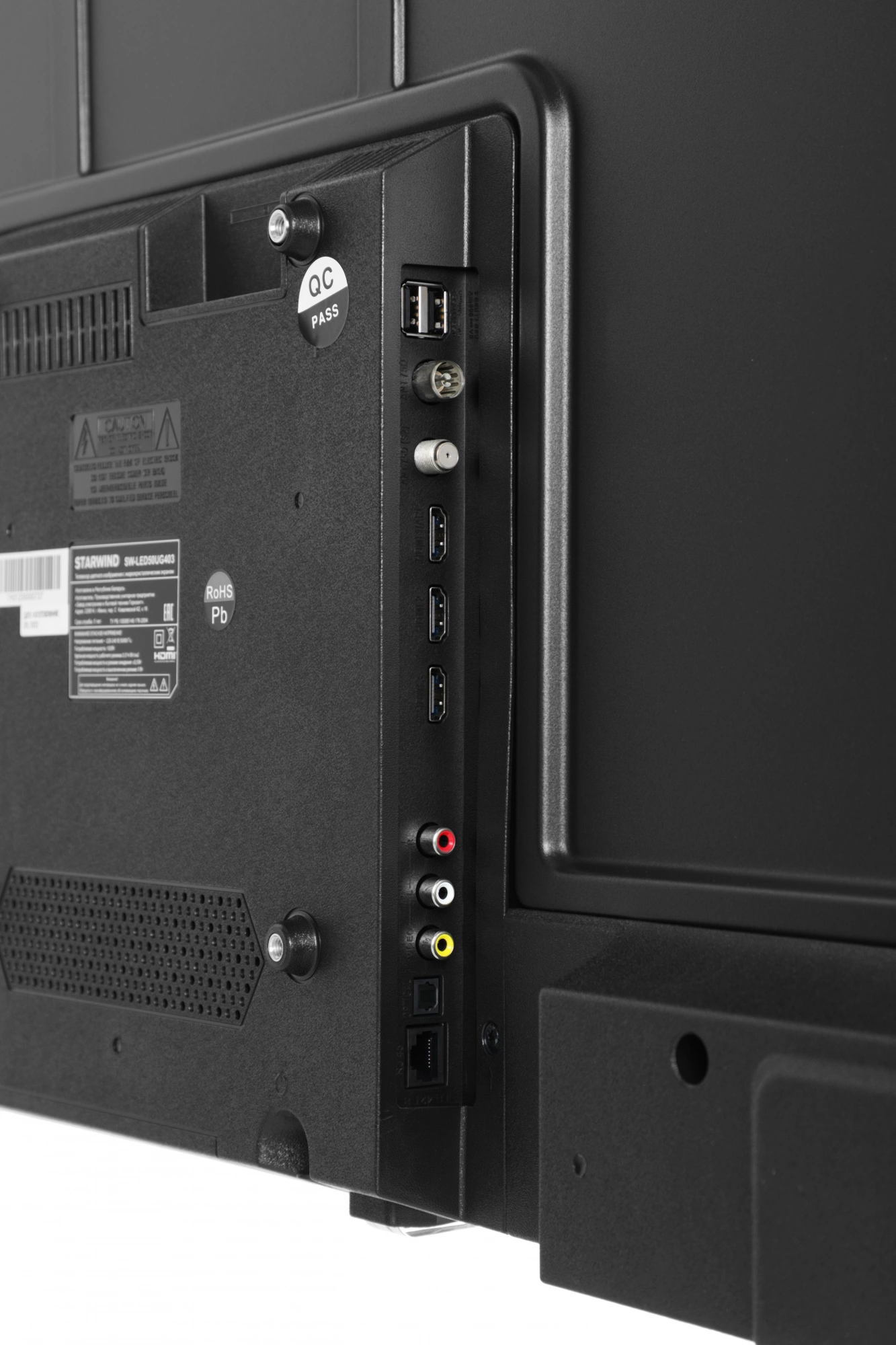 Starwind 50" SW-LED50UG403 Яндекс.ТВ Frameless черный 4K Ultra HD 60Hz DVB-T DVB-T2 DVB-C DVB-S DVB-S2 USB WiFi Smart TV Starwind 50" SW-LED50UG403 Яндекс.ТВ Frameless черный 4K Ultra HD 60Hz DVB-T DVB-T2 DVB-C DVB-S DVB-S2 USB WiFi Smart TV