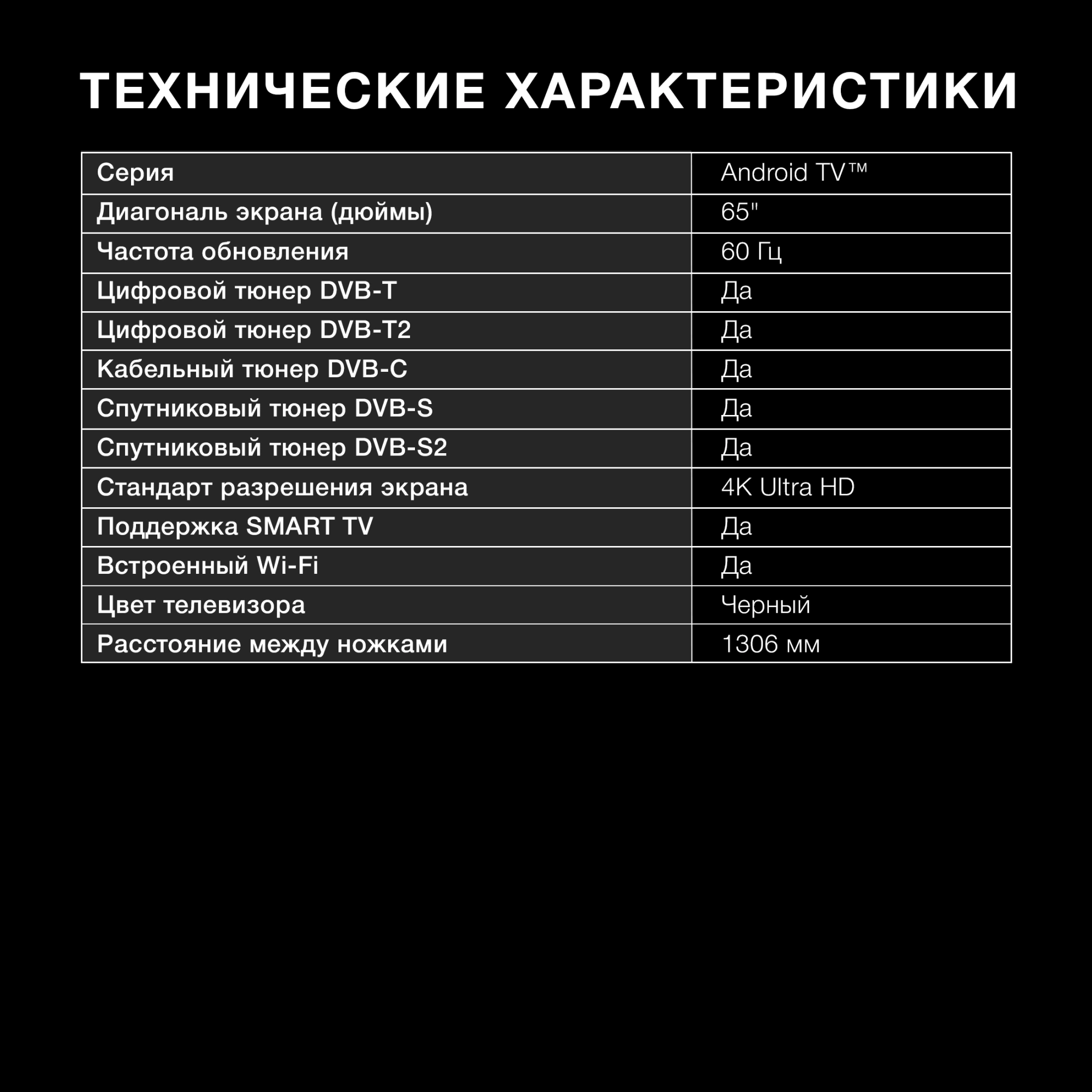 Hyundai 65" H-LED65BU7006 Android TV Frameless Metal черный/серебристый {Ultra HD 60Hz DVB-T DVB-T2 DVB-C DVB-S DVB-S2 USB WiFi Smart TV} Hyundai 65" H-LED65BU7006 Android TV Frameless Metal черный/серебристый {Ultra HD 60Hz DVB-T DVB-T2 DVB-C DVB-S DVB-S2 USB WiFi Smart TV}