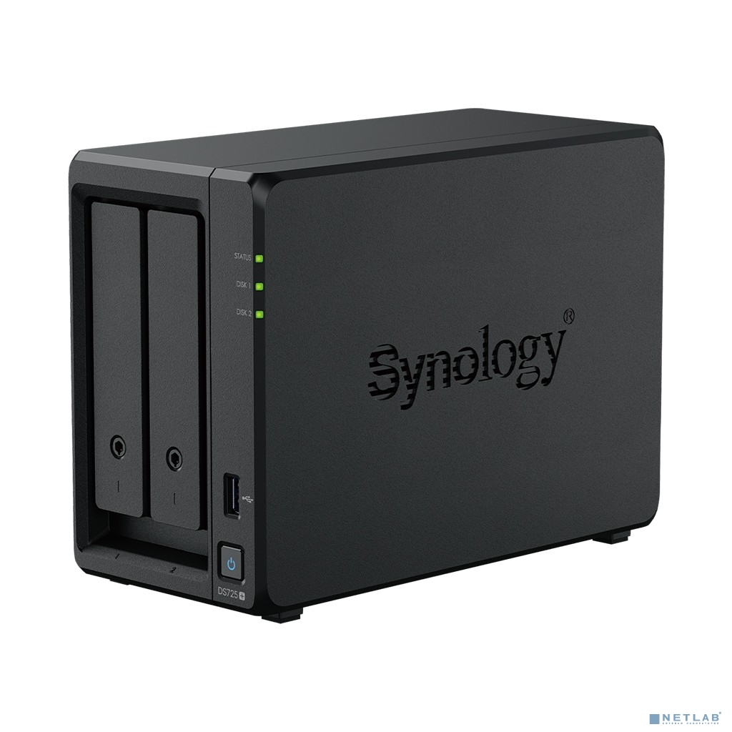Synology DS725+ СХД настольное исполнение 2BAY NO HDD