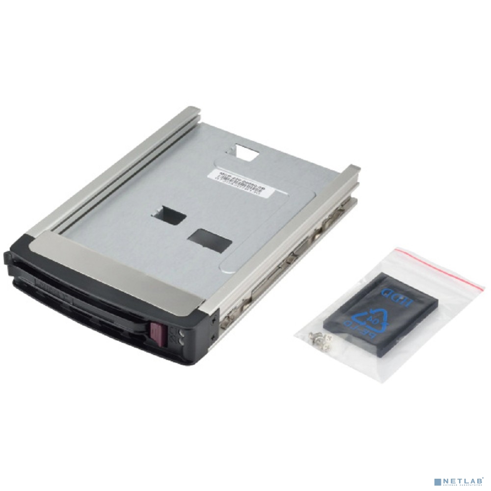Supermicro MCP-220-00080-0B server accessories Adaptor HDD carrier to install 2.5" HDD in 3.5" HDD tray