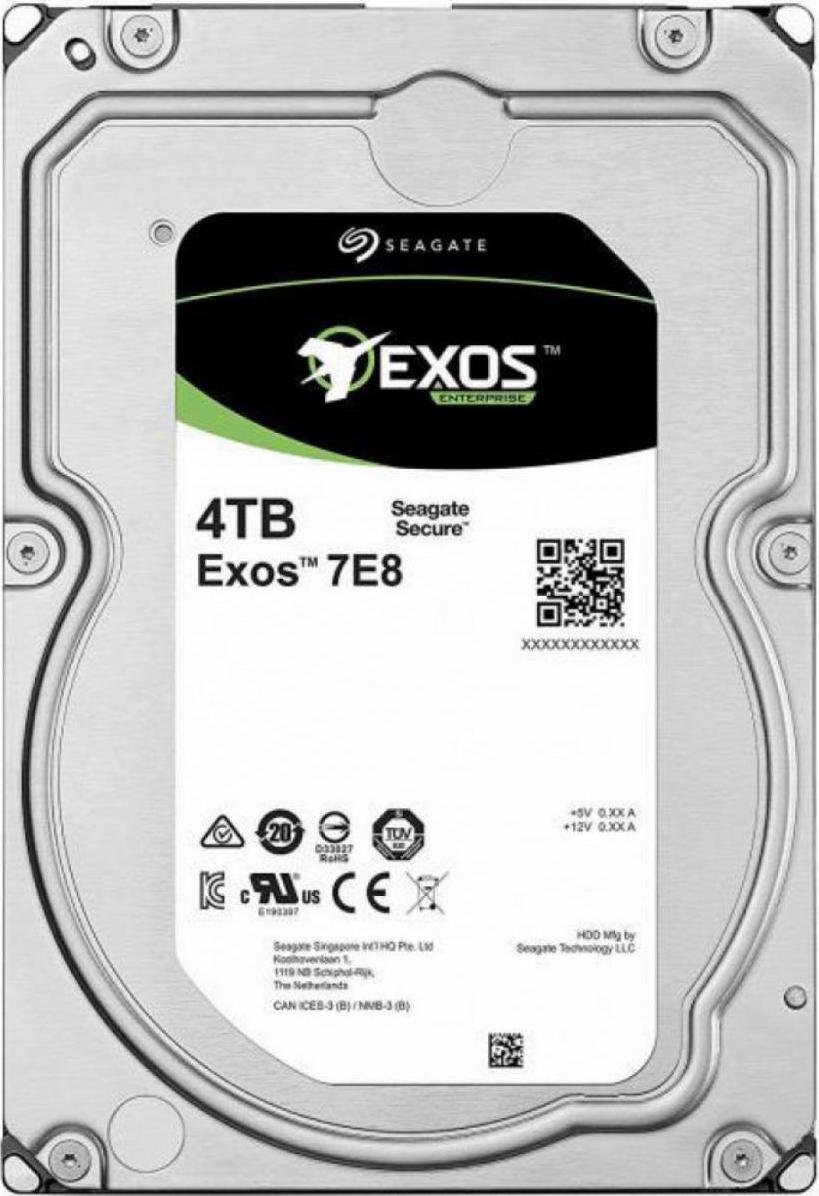 4TB Seagate Exos 7E8 (ST4000NM002A) {SATA 6Gb/s, 7200 rpm, 256mb buffer, 3.5&quot;}