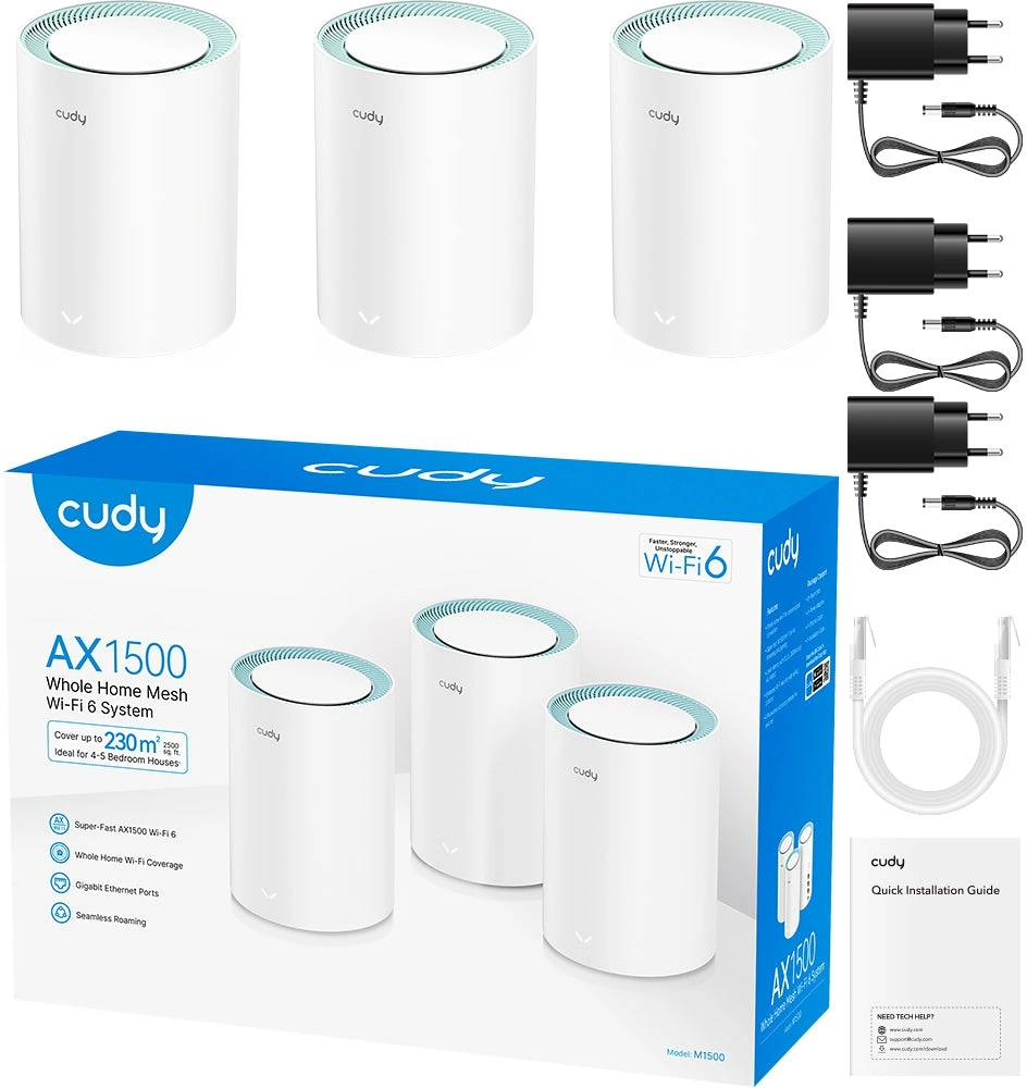 CUDY M1500(3-PACK) CUDY M1500(3-PACK)