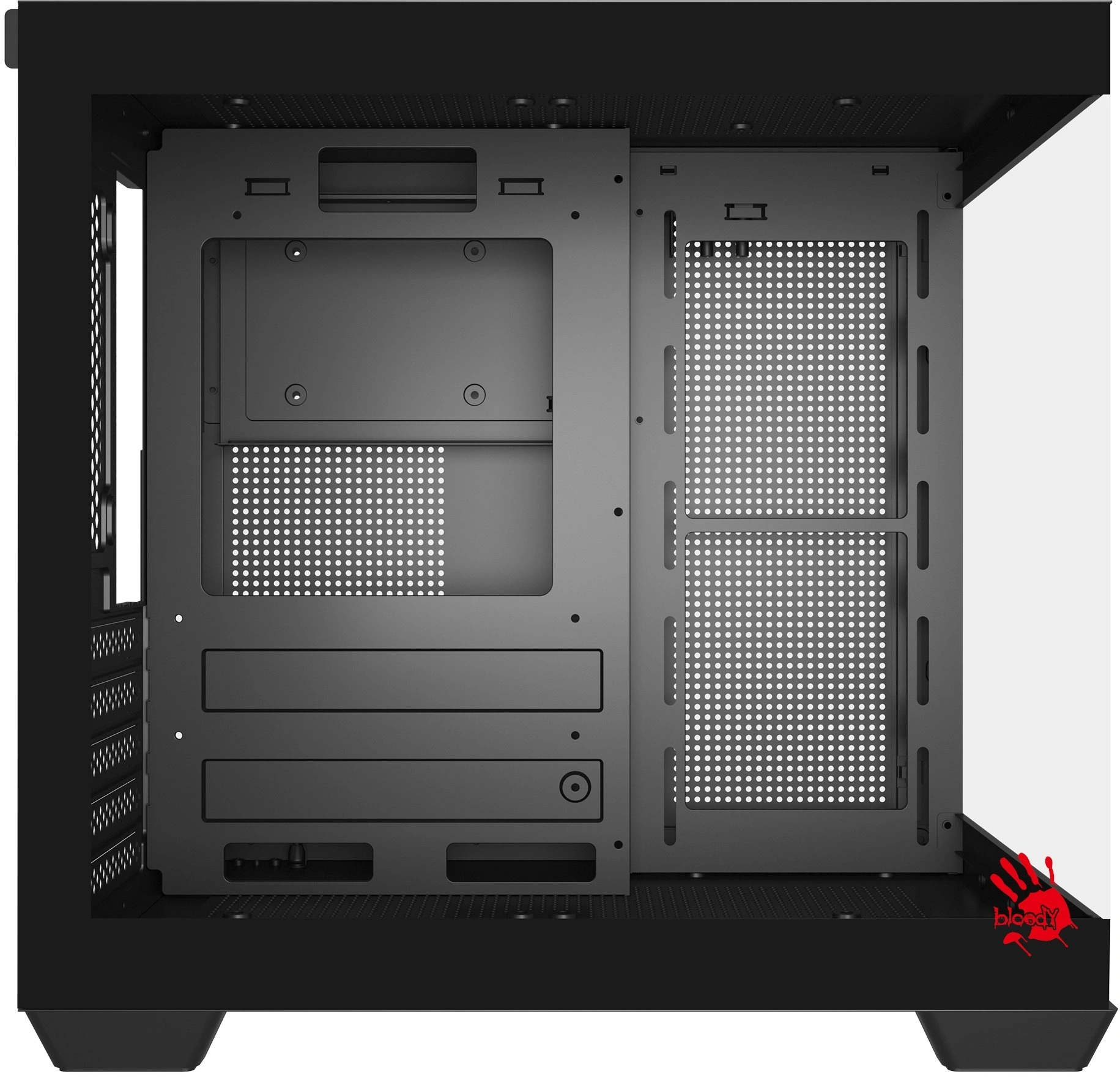 Корпус Bloody CC-121 черный без БП mATX 7x120mm 1xUSB2.0 1xUSB3.0 audio Корпус Bloody CC-121 черный без БП mATX 7x120mm 1xUSB2.0 1xUSB3.0 audio