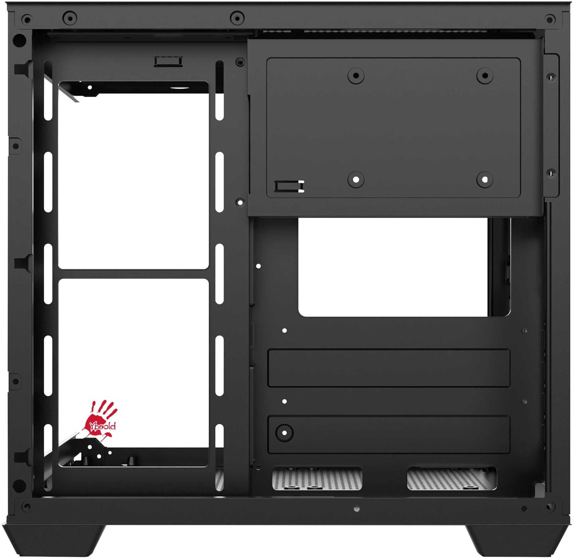 Корпус Bloody CC-121 черный без БП mATX 7x120mm 1xUSB2.0 1xUSB3.0 audio Корпус Bloody CC-121 черный без БП mATX 7x120mm 1xUSB2.0 1xUSB3.0 audio