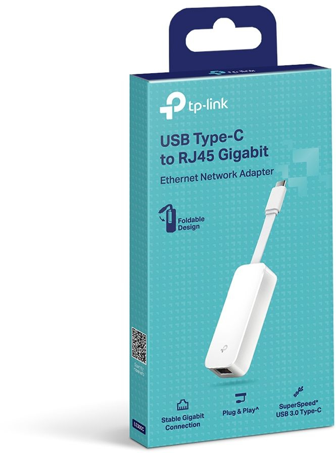 TP-Link UE300C Сетевой адаптер USB Type-C/RJ45 Gigabit Ethernet