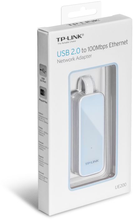 TP-Link UE200 Сетевой адаптер 10/100 USB 2.0/Fast Ethernet