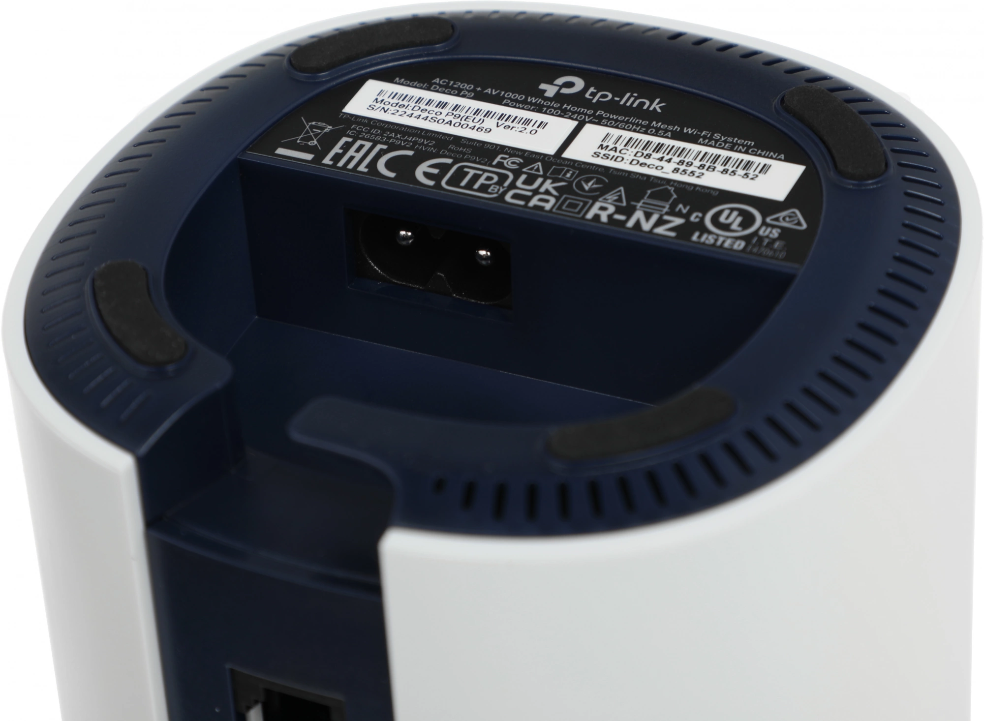 TP-Link Deco P9(3-pack) AC1200 + AV1000 Домашняя гибридная Mesh Wi-Fi система