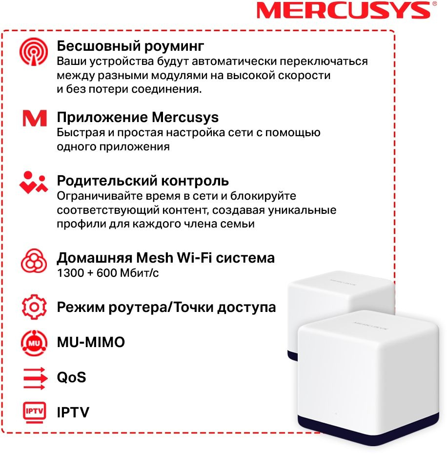 Mercusys Halo H50G(2-pack)