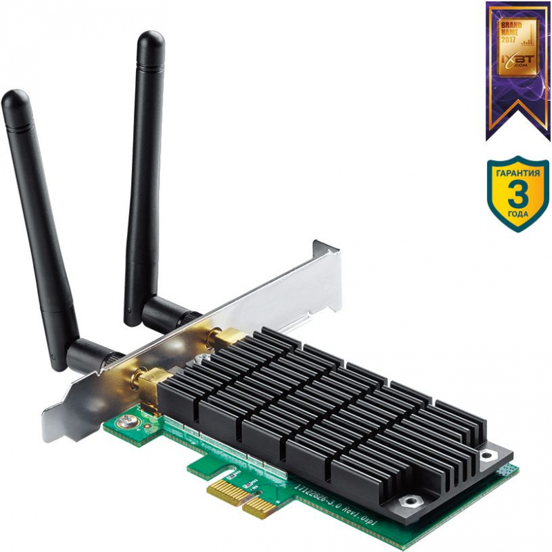 TP-Link Archer T4E AC1200 Двухдиапазонный Wi-Fi адаптер PCI Express