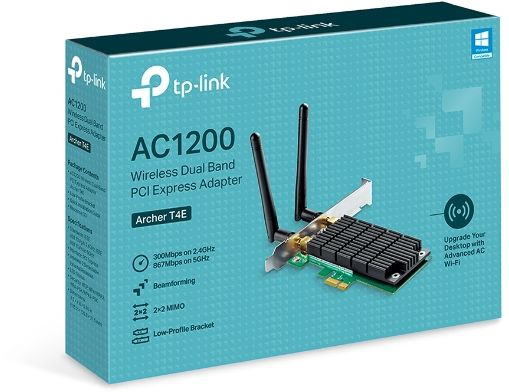 TP-Link Archer T4E AC1200 Двухдиапазонный Wi-Fi адаптер PCI Express