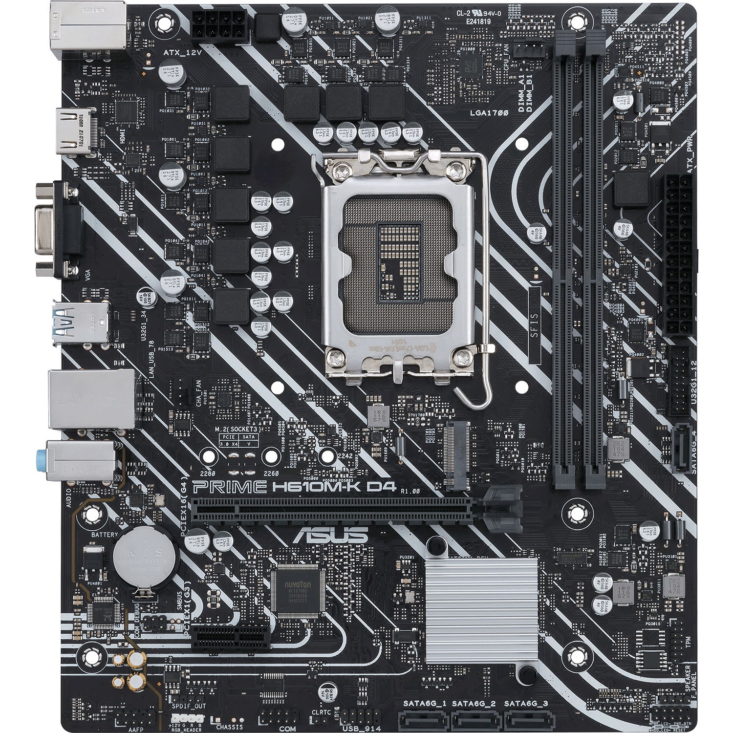 ASUS PRIME H610M-K D4 (90MB1A10-M0EAY0)