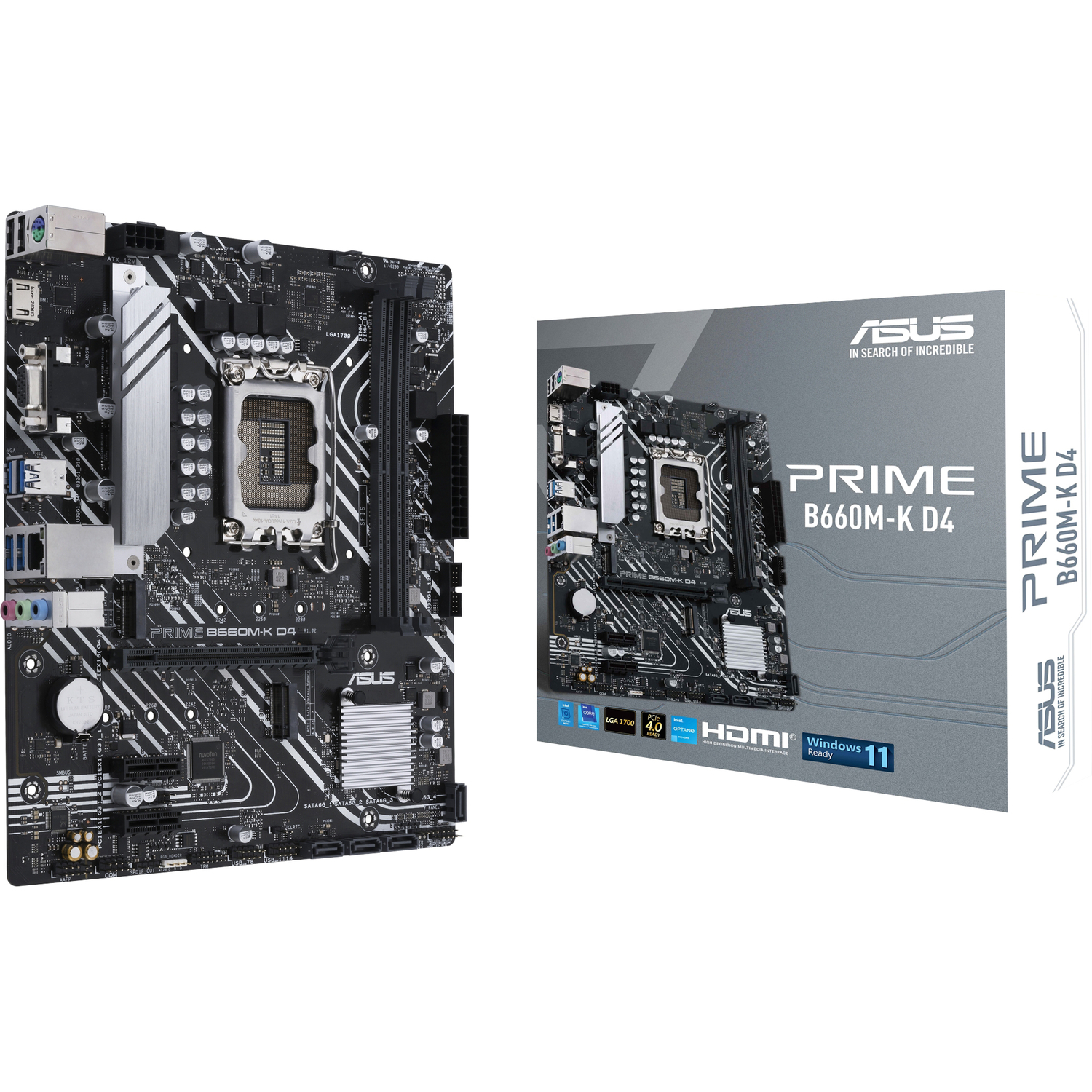 ASUS PRIME B660M-K D4 (90MB1950-M1EAY0)