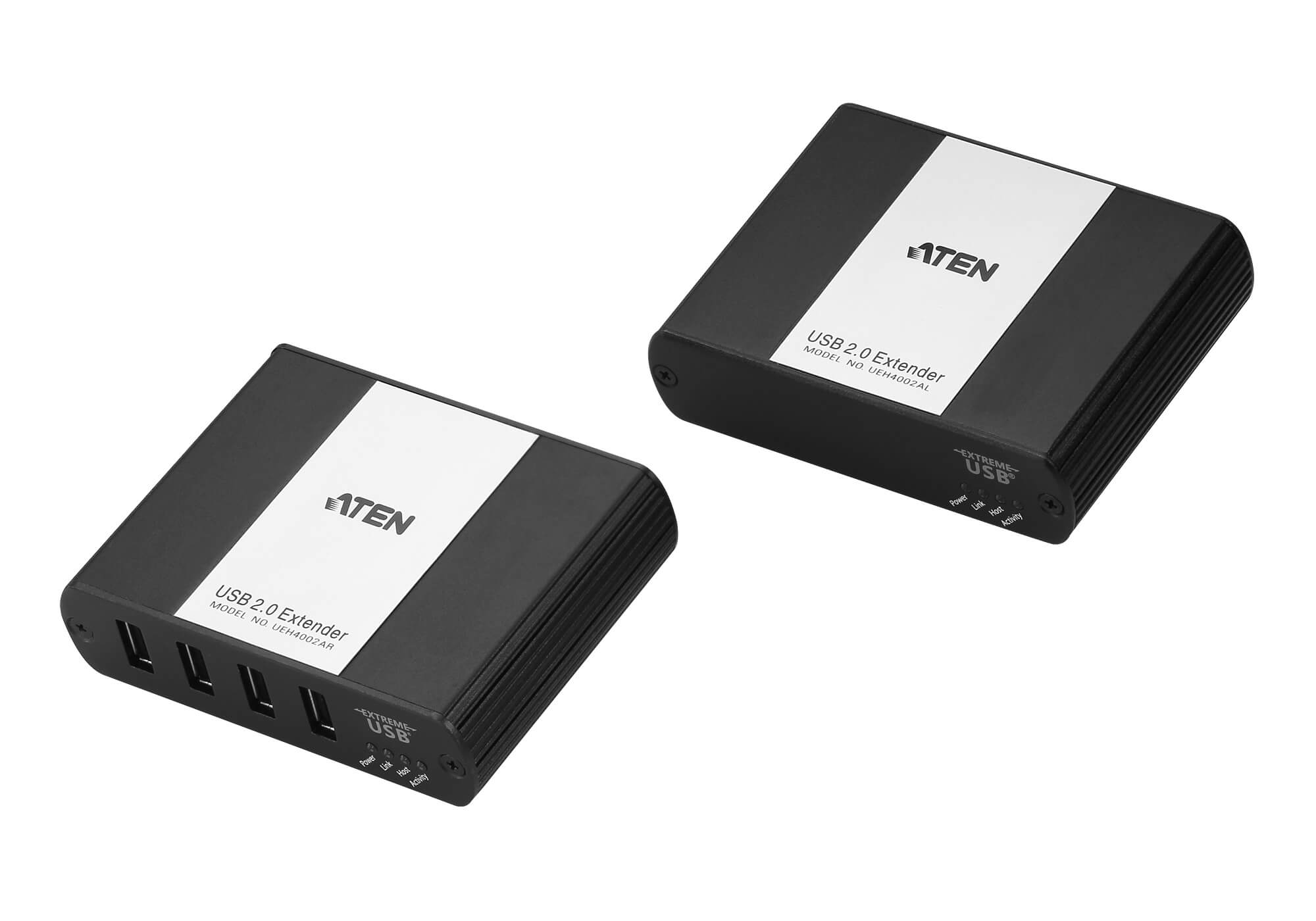 4-портовый USB 2.0-удлинитель по кабелю Cat.5