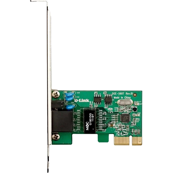 D-Link DGE-560T/D2A Сетевой PCI Express адаптер с 1 портом 10/100/1000Base-T