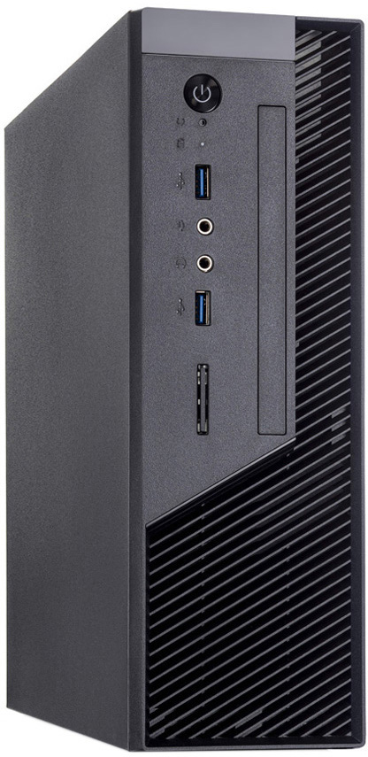 Foxline FL-RS02BLK-FX250T Case Foxline mITX 250W TFX, 2xUSB3.0, Black/Black Trim, powercord