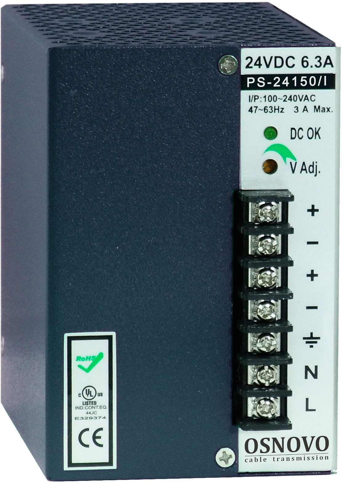 Промышленный блок питания OSNOVO PS-24150/I