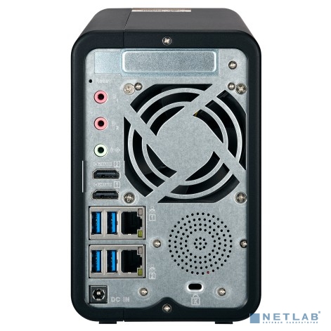 QNAP TS-253Be-2G Сетевое хранилище 2-tray w/o HDD. 2xHDMI-port. Quadcore Celeron J3455 1.5-2.3 GHz, 2GB DDR3L (1 x 2GB) up to 8GB, 2xGigabit LAN, Optional 10 Gigabit LAN