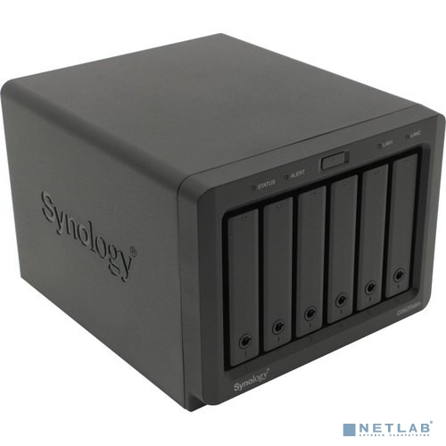 Synology DS620slim Сетевое хранилище DC2,0GhzCPU/2Gb(upto6)/RAID0,1,10,5,6/up to 6HDDs SATA 2,5'/2xUSB 3.0/2xGigEth/iSCSI/2xIPcam(up to 25)/ 1xPS/2YW