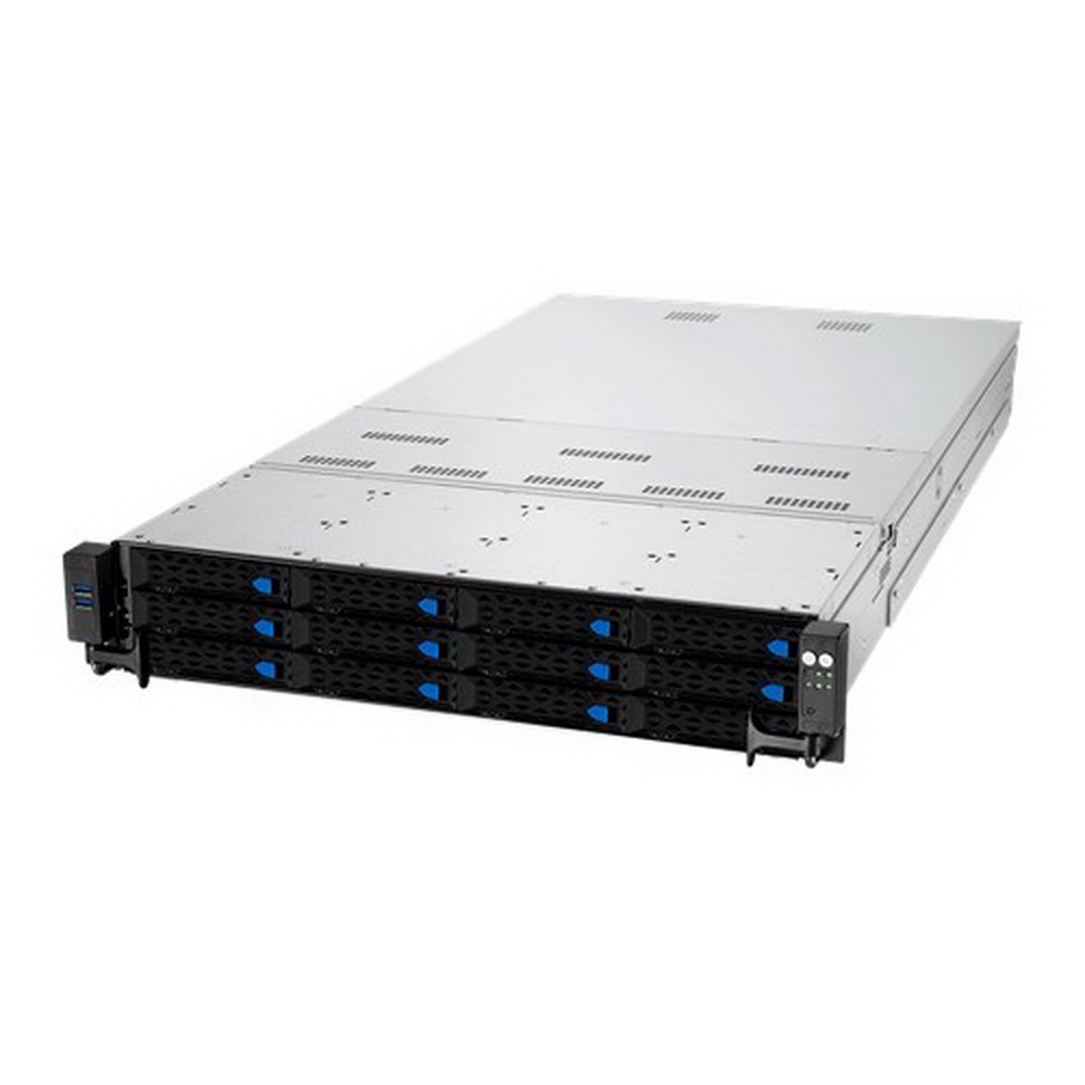 ASUS 90SF00Z8-M00CL0 RS720-E10-RS12, 2U, 2xLGA4189 (3rd Gen Scalable), 32 DDR4, 12x3.5 hot-swap bays (8x NVMe/SAS/SATA + 4x SATA/SAS), 2х M.2 slots(2280), 8xPCIe x8 + OCP 3.0, Aspeed AST2600,