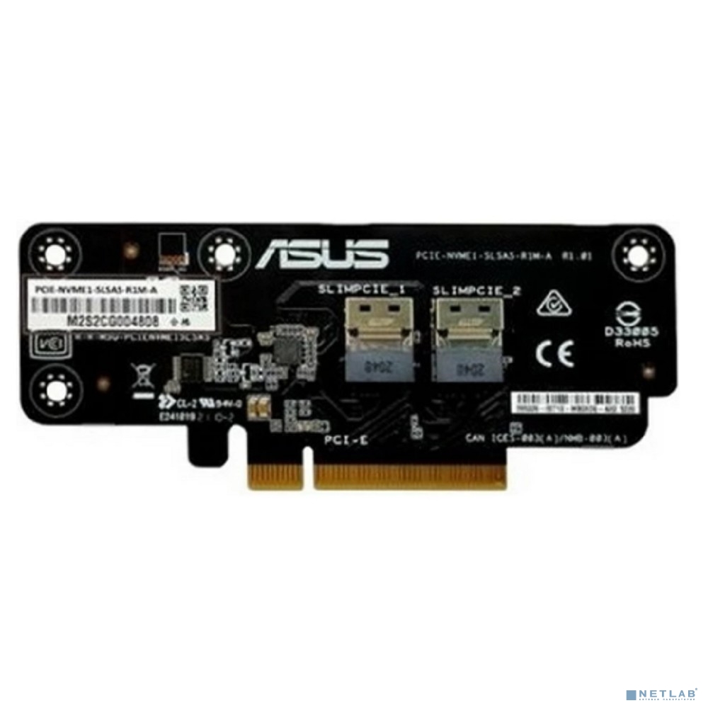 Контроллер ASUS RS300-E11/PCIE-NVME1-SLSAS-R1M-A /SLIM-SAS CABLE/2 NVME
