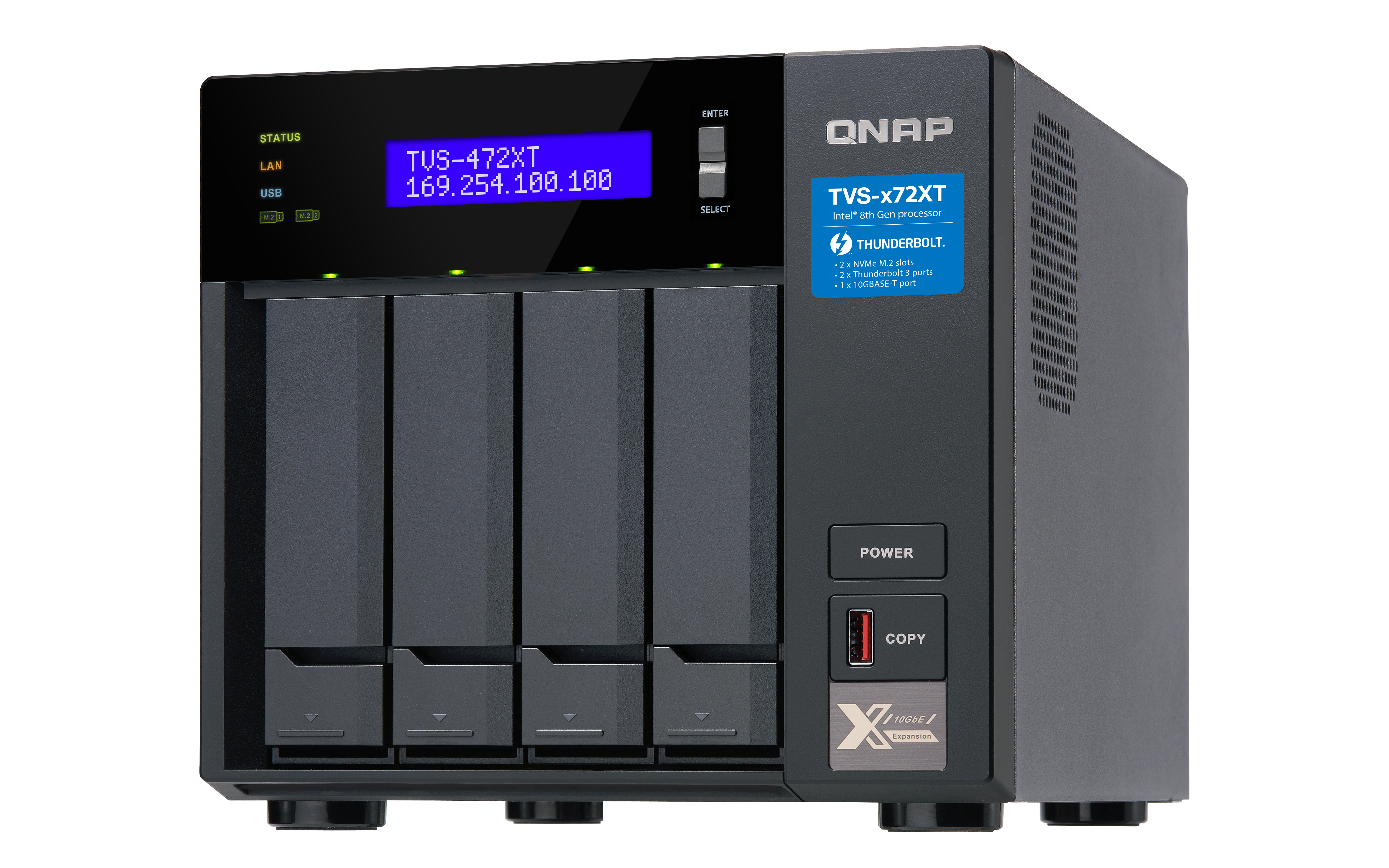 QNAP TVS-472XT (TVS-472XT-PT-4G)