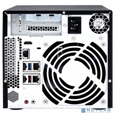 QNAP TVS-472XT-PT-4G  Сетевое хранилище 4-Bay NAS, Intel Pentium Gold G5400T 2-core 3.1 GHz processor, 4GB DDR4 RAM (max 32GB RAM), 4x 2.5"/3.5" SATA HDD/SSD + 2x M.2 PCIe SSD slot, 2xGbE LAN