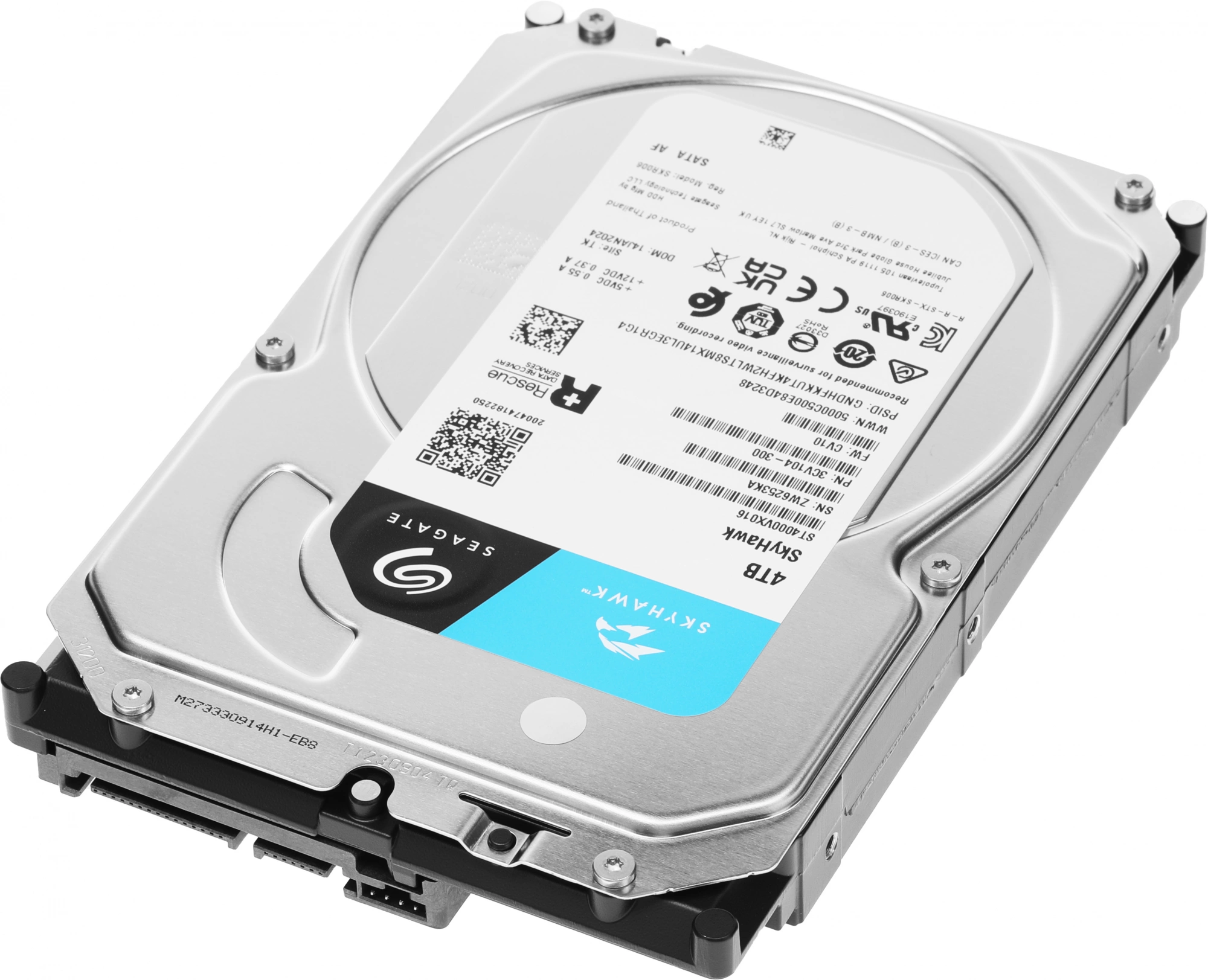 4TB Seagate Skyhawk (ST4000VX016) {Serial ATA III, 5400 rpm, 256mb, для видеонаблюдения}