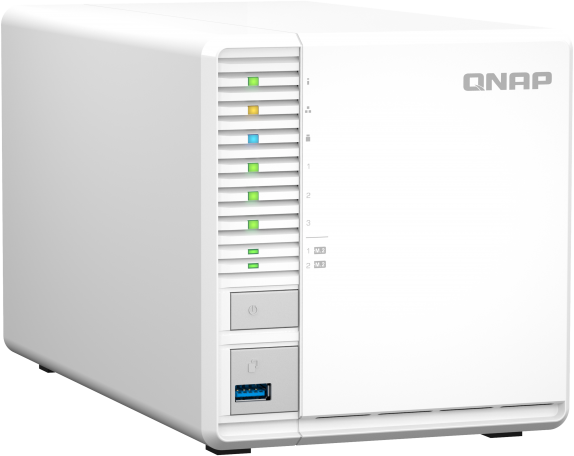 Сетевое хранилище NAS Qnap Original TS-364-8G 3-bay настольный Celeron N5095