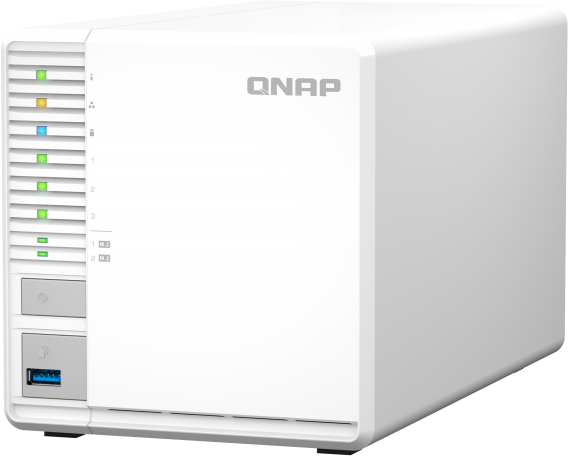 Сетевое хранилище NAS Qnap Original TS-364-8G 3-bay настольный Celeron N5095