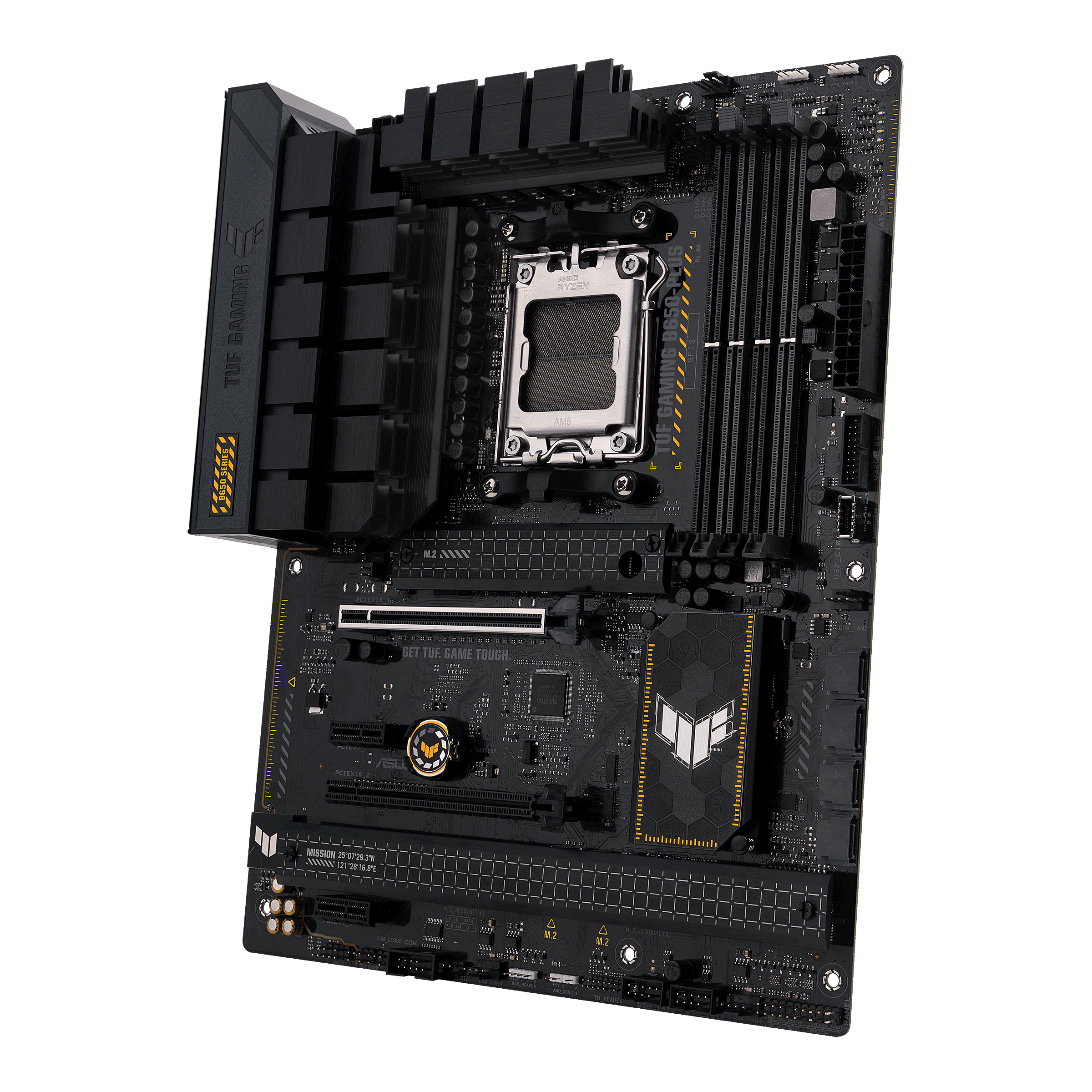 ASUS TUF GAMING B650-PLUS (Socket AM5, ATX, 4xDDR5(128GB), HDMI 2.1/DP, 2xPCIe 4.0x16/2xPCIe 4.0, 1xLAN (2.5GbE), 4xSATA 6Gb/s, 3xM.2, 1xUSB-C, 3xUSB 3.2, 4xUSB 2.0