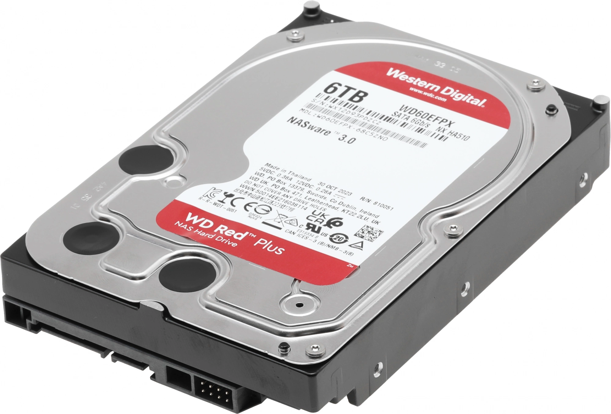 6TB WD NAS Red Plus (WD60EFPX) {Serial ATA III, 5400- rpm, 256Mb, 3.5"} 6TB WD NAS Red Plus (WD60EFPX) {Serial ATA III, 5400- rpm, 256Mb, 3.5"}