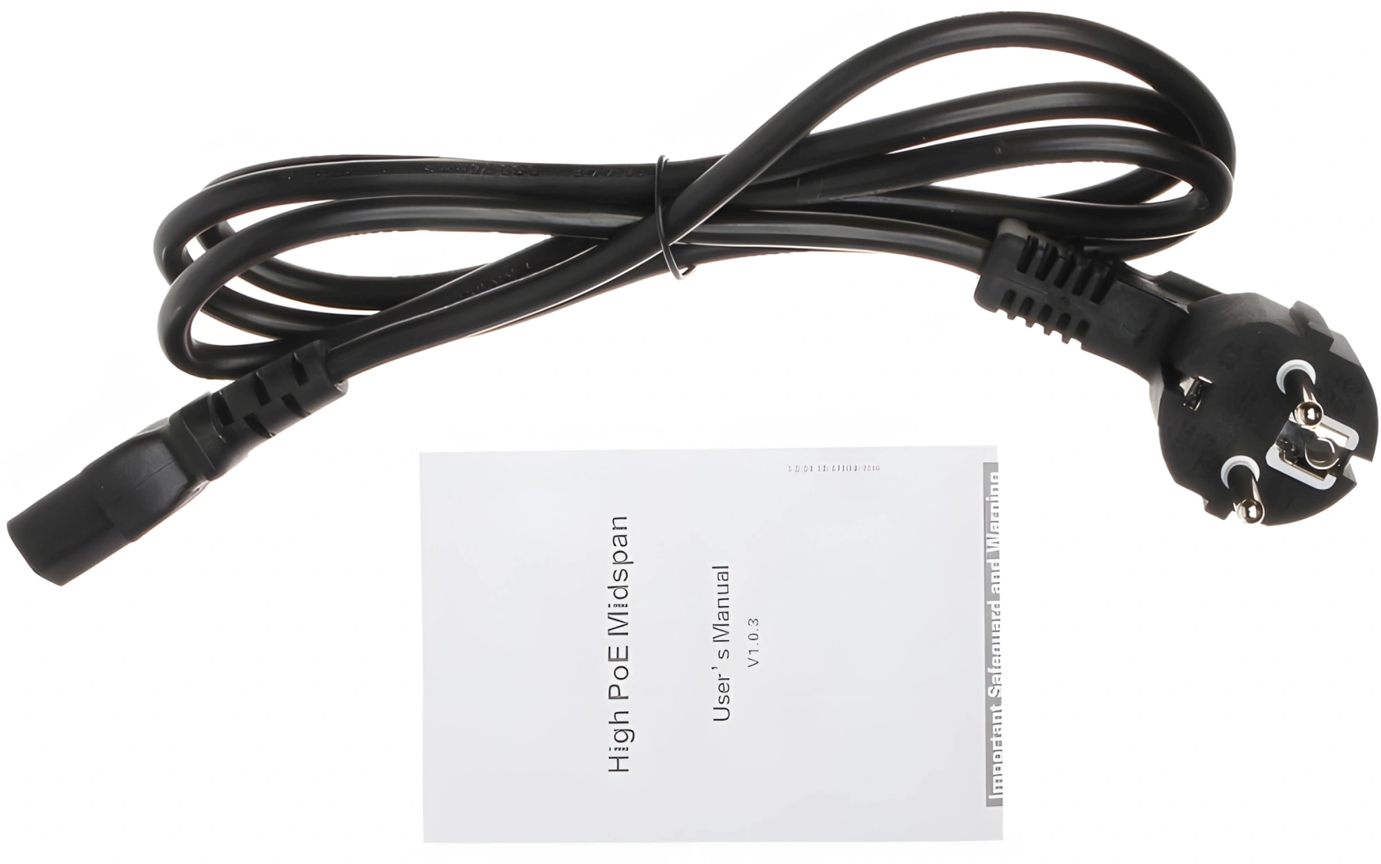 DAHUA DH-PFT1200 Инжектор Hi-PoE, порты 1 RJ45 10/100/1000Мбит/с, 1 RJ45 10/100/1000Мбит/с (PoE/PoE+/Hi-PoE), мощность PoE до 60Вт, питание 100~240В(AC), рабочая температура: -30°С~+65°С