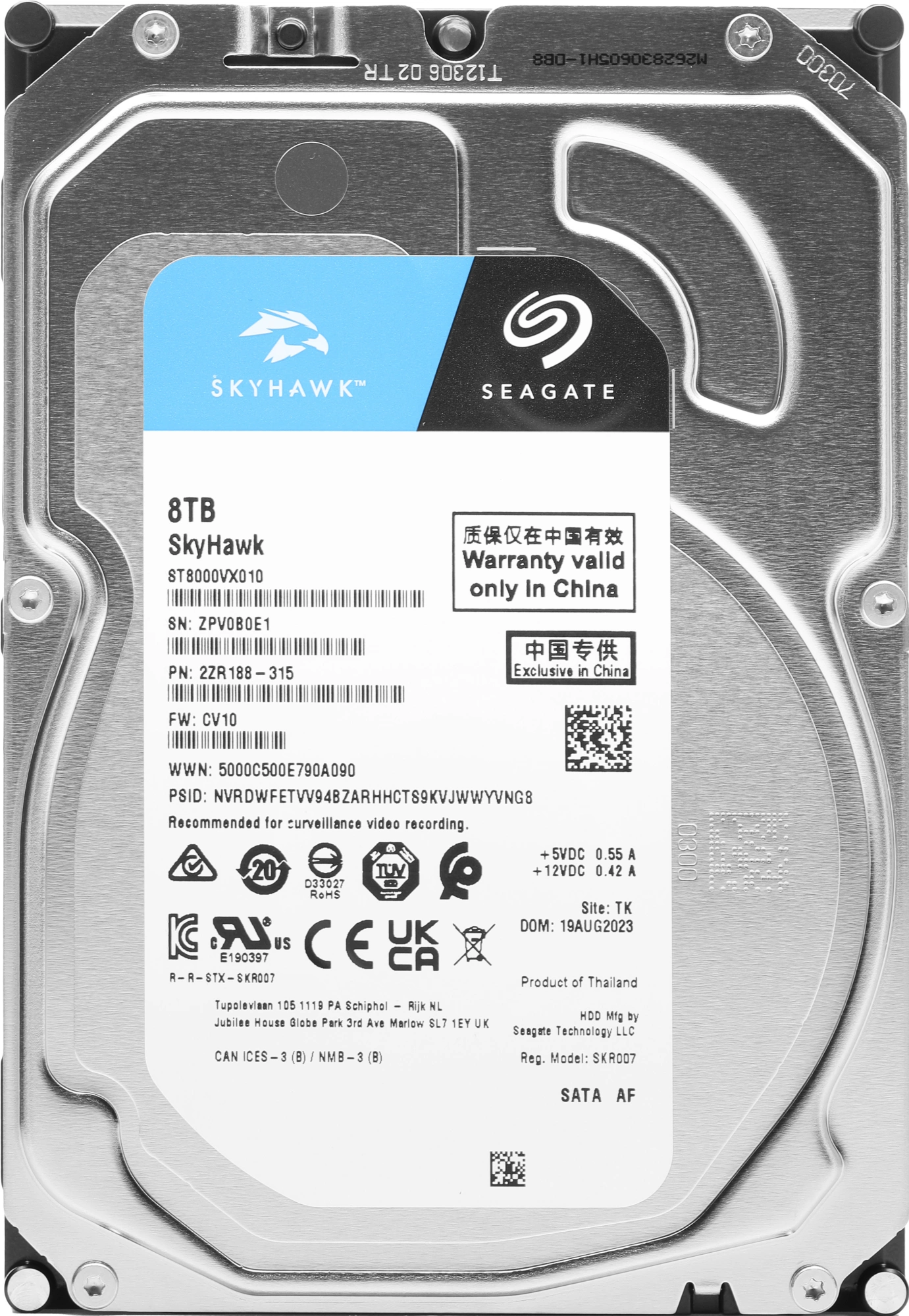 SEAGATE ST8000VX010