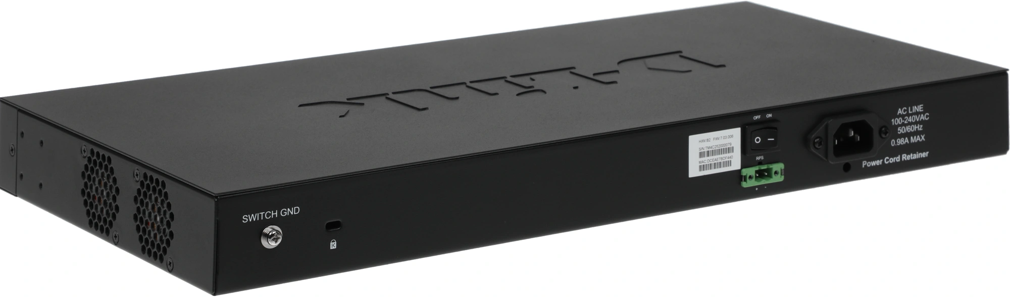 D-Link DGS-1210-28XS/ME/B2A Управляемый L2 коммутатор с 24 портами 100/1000Base-X SFP и 4 портами 10GBase-X SFP+