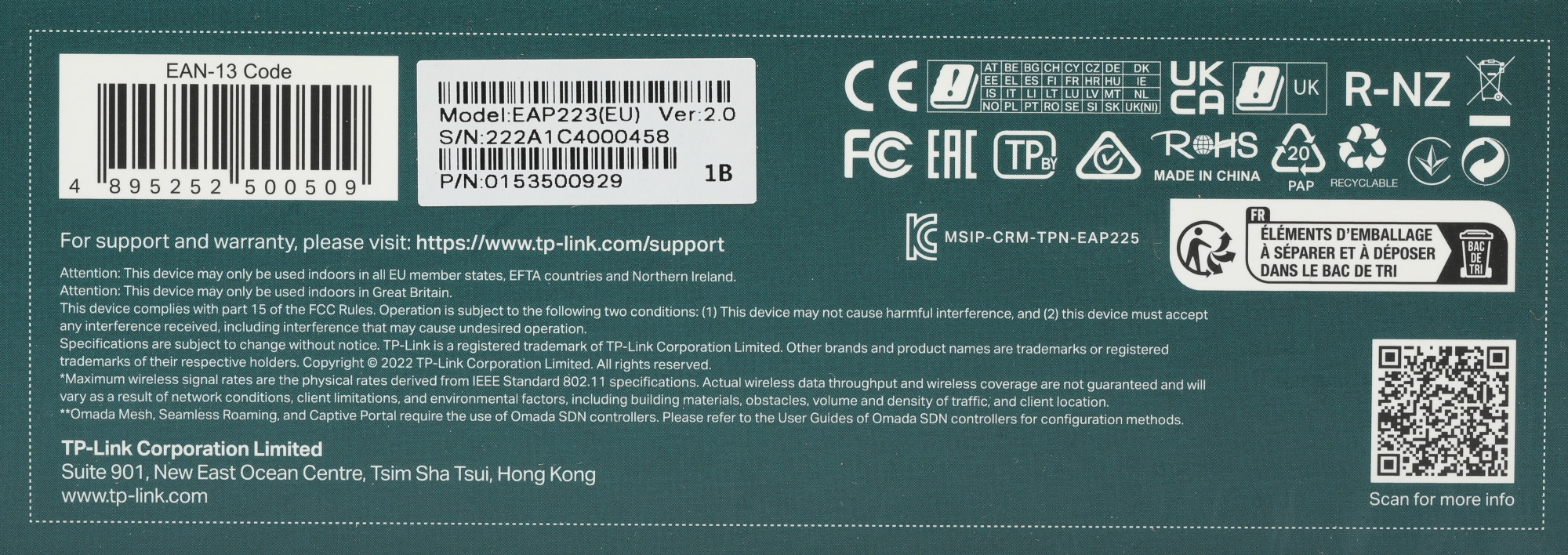 TP-Link EAP223 Потолочная точка доступа Wi-Fi AC1350 TP-Link EAP223 Потолочная точка доступа Wi-Fi AC1350