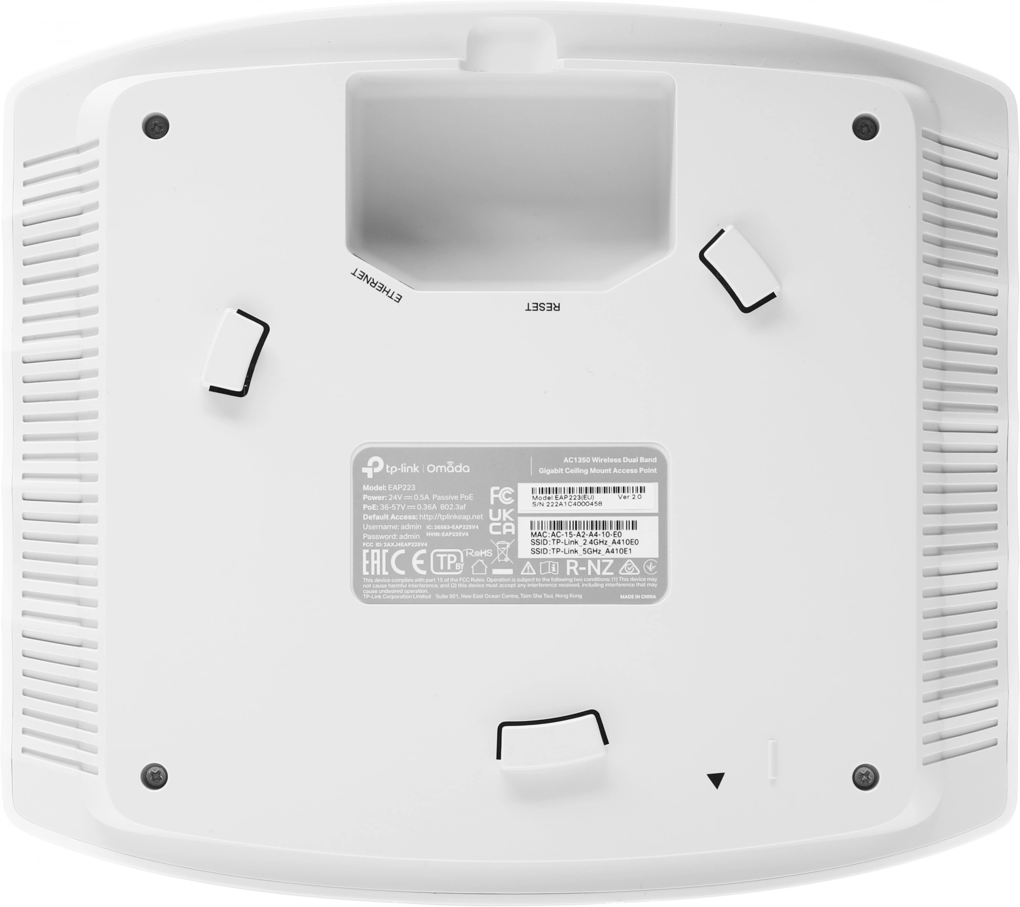 TP-Link EAP223 Потолочная точка доступа Wi-Fi AC1350 TP-Link EAP223 Потолочная точка доступа Wi-Fi AC1350