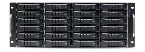 AIC XE1-4ET00-01 4U, 24xSATA/SAS HS 3,5/2,5&quot; universal bay + 2x2,5&quot; 15mm rear HS bay, up to 12&quot;(W) x 13&quot;(D) E-ATX, 12G 24-port EOB BP with 3xSFF-8643, 3x 120x25mm fan (middle), 1200W 1+1 redundant 80+