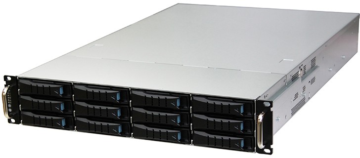 AIC XE1-2ET00-08 RSC-2ET, 2U, 12x 3.5&quot; hot-swap bays, tool-less 3.5&quot; and 2.5&quot; HDD tray, 800W CRPS redundant power supply, 2x 15mm 2.5&quot;HDD internal OS, low profile rear panel, rail, 2U12 SAS 12G