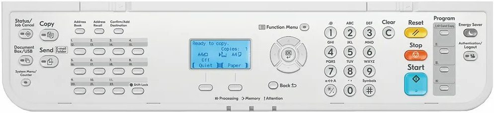 Kyocera ECOSYS MA4500x (110C133NL0) {А4, 45ppm, 1200dpi, 1Gb, USB, Network, дуплекс, RADP75, тонер на 6 000отп.}