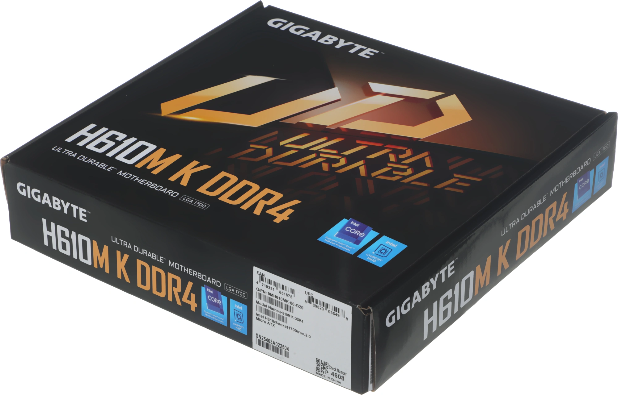 GIGABYTE H610M K DDR4