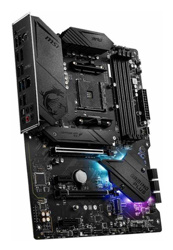 MSI MPG B550 GAMING PLUS {Soc-AM4 AMD B550 4xDDR4 ATX AC`97 8ch(7.1) GbLAN RAID+HDMI+DP}