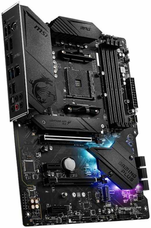 MSI MPG B550 GAMING PLUS {Soc-AM4 AMD B550 4xDDR4 ATX AC`97 8ch(7.1) GbLAN RAID+HDMI+DP}