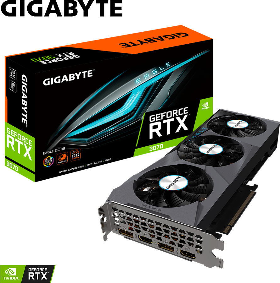 Gigabyte GeForce RTX 3070 EAGLE OC 8G