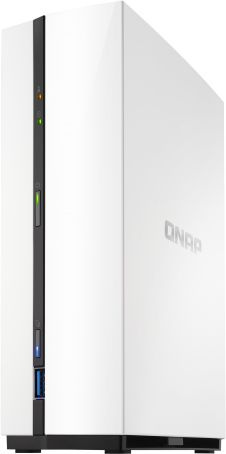 QNAP D1 (Rev. B) Сетевое хранилище 1-tray w/o HDD. Realtek RTD1295 1,4  GHz, 1 GB RAM. 1 x Gigabit LAN, 1 X USB 3.2 Gen, 2 X USB 2.0 (Rear)